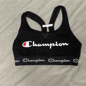 Black Champion Sports Bra, Size XS